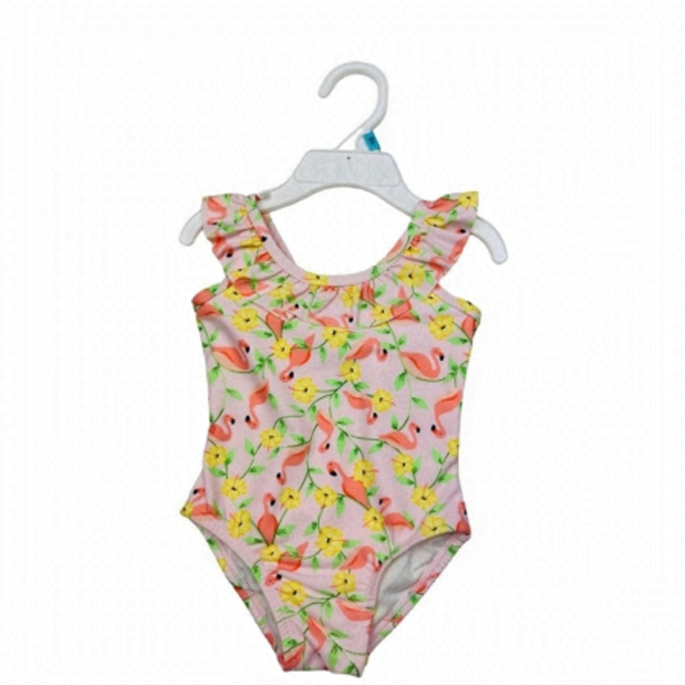 Little Me Flamingo Swimsuit Size 24 Months